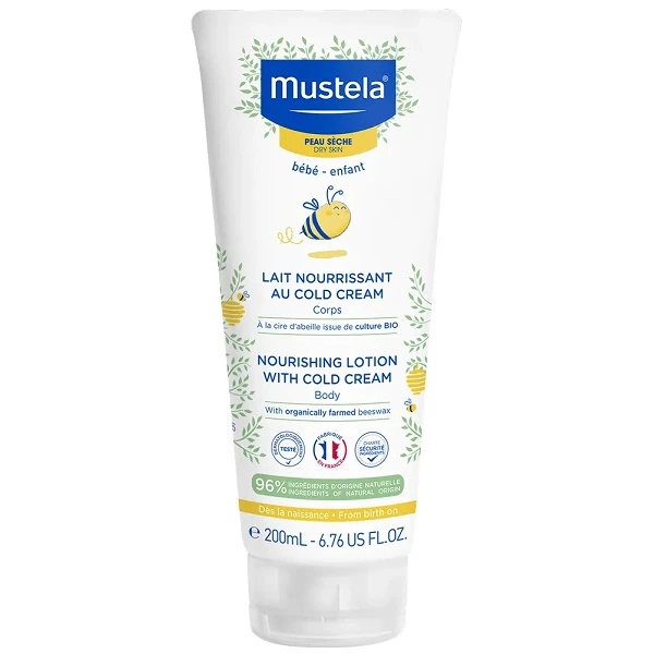 Mustela Bebe Enfant, mleczko odżywcze do ciała z Cold Cream, od urodzenia, 200ml