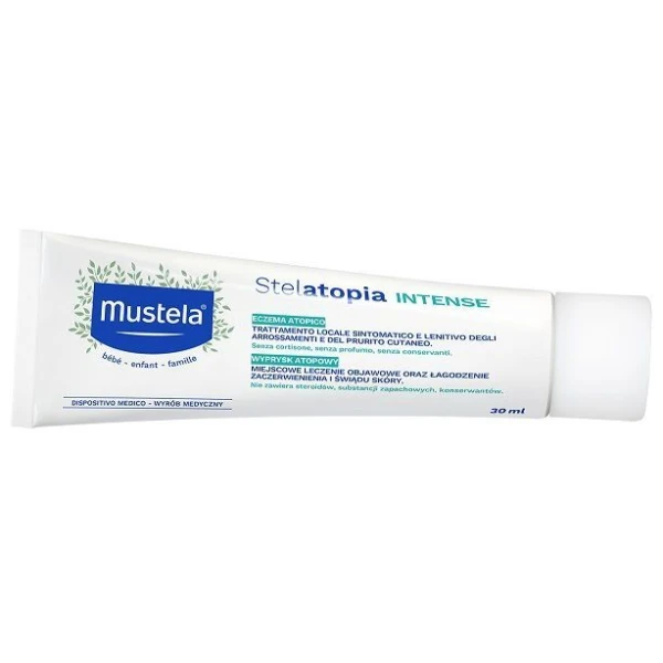 [DATA - 2026-09-30] Mustela Stelatopia Intense, krem łagodzący zaczerwienienia i świąd skóry, 30ml