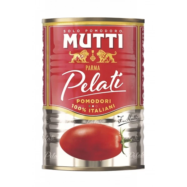 Mutti Pelati, pomidory całe bez skórki, 400g