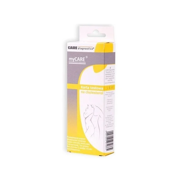[DATA - 2026-11-30] MyCare, karta testowa na cholesterol, 1 sztuka