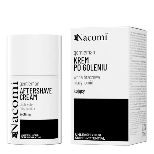 Nacomi Gentleman, kojący krem po goleniu dla mężczyzn, 50ml