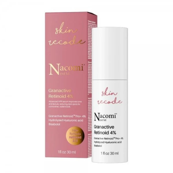 Nacomi Next Level Granactive Retinoid 4%, przeciwstarzeniowe serum do cery mieszanej, 30ml