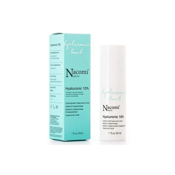 Nacomi Next Level, Hyaluronic 10%, serum do twarzy, 30ml