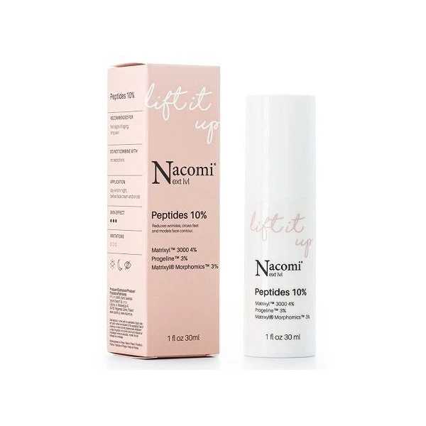 Nacomi Next Level, Peptydy 10%, serum do twarzy, 30ml