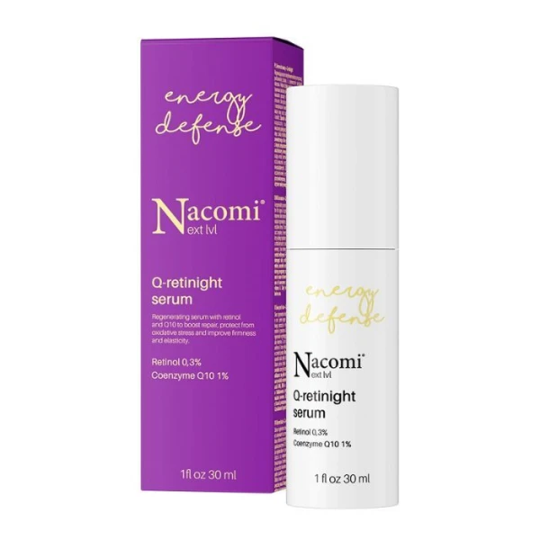 Nacomi Next Level Q-retinight 0,3%, przeciwstarzeniowe serum do twarzy, 30ml