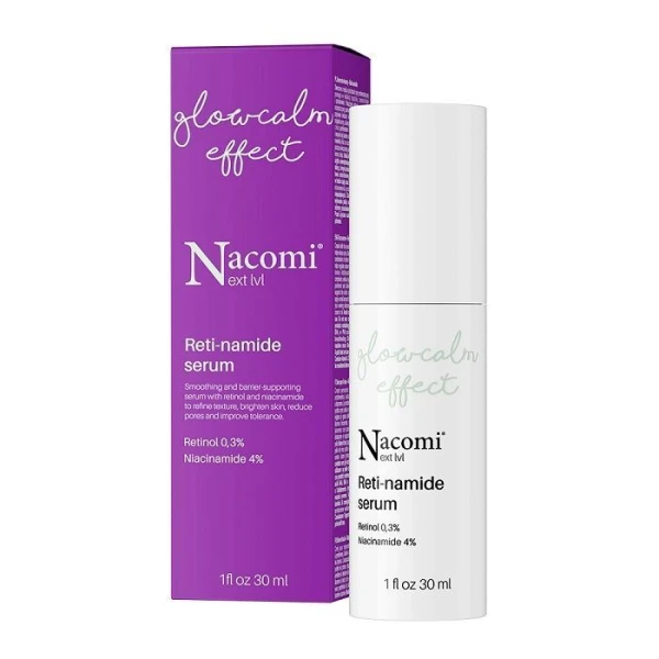 Nacomi Next Level Reti-namide, serum do skóry mieszanej, zmęczonej, z pierwszymi oznakami starzenia, 30ml