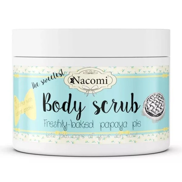 [DATA - 2026-10-31] Nacomi, peeling cukrowy do ciała, ciasto z papają, 200g