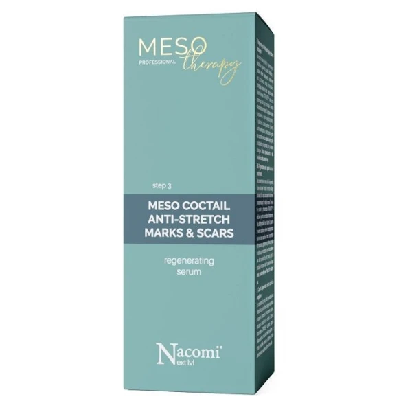 Nacomi Professional Meso Therapy, regenerujący koktajl zapobiegający bliznom i rozstępom, 30ml