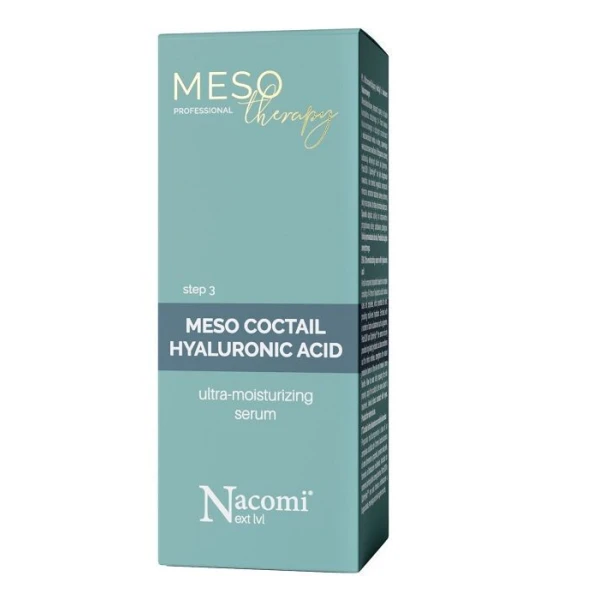 [DATA - 2026-10-31] Nacomi Professional Meso Therapy, ultranawilżający koktajl z kwasem hialuronowym, 15ml image