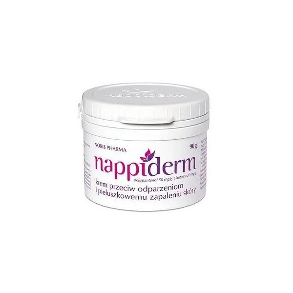 Nappiderm, krem przeciw odparzeniom i pieluszkowemu zapaleniu skóry, 90g
