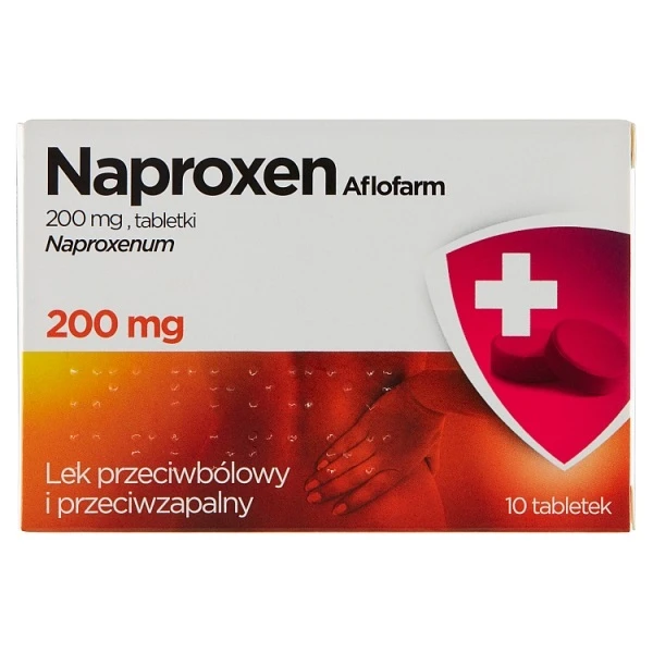 Naproxen Aflofarm 200mg, 10 tabletek