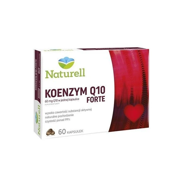 Naturell, Koenzym Q-10 Forte, 60 kapsułek