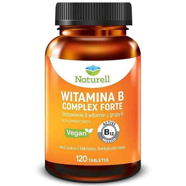 Naturell, Witamina B Complex Forte, 120 tabletek