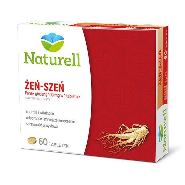 Naturell, Żeń-szeń, 60 tabletek