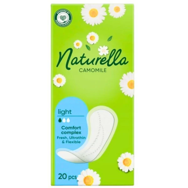 Naturella Camomile Light, wkładki higieniczne, 20 sztuk