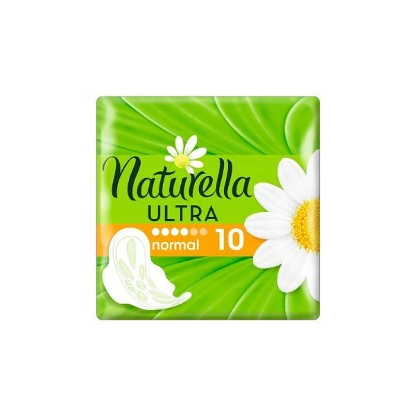 Naturella Ultra Normal, podpaski ze skrzydełkami, z rumiankiem, 10 sztuk