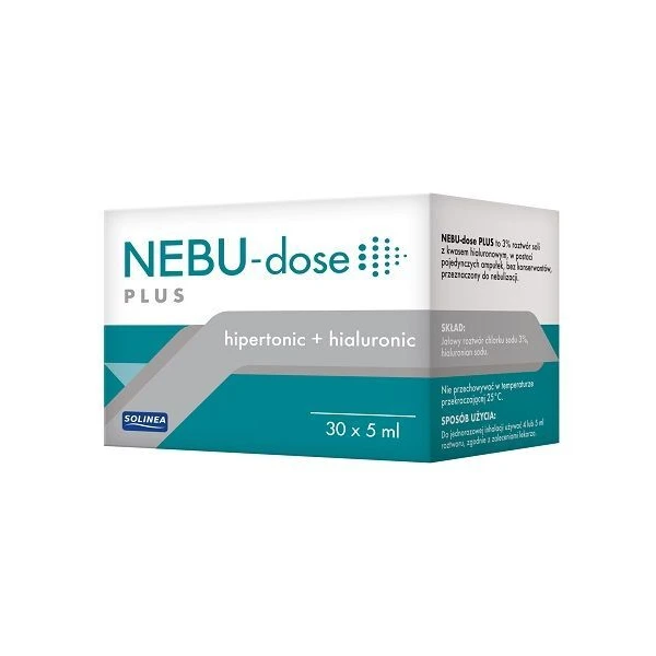 Nebu-dose Plus, roztwór do nebulizacji, 30 ampułek po 5ml