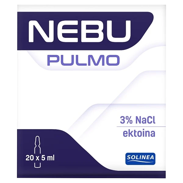 [DATA - 2026-11-30] Nebu Pulmo, 3% roztwór do nebulizacji, z ektoiną, 20 ampułek po 5ml