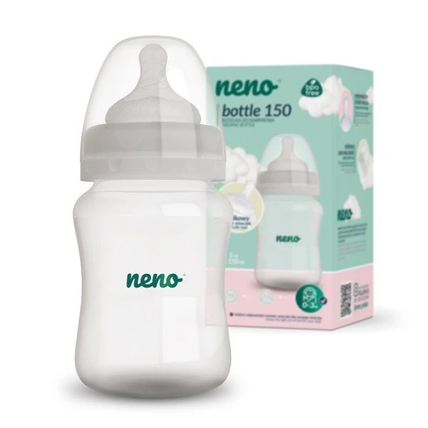 Neno, butelka do karmienia ze smoczkiem 0-3 miesięcy, 150ml