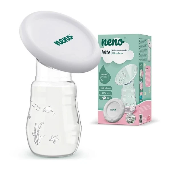 Neno, silikonowy kolektor na mleko Leite, 1 sztuka
