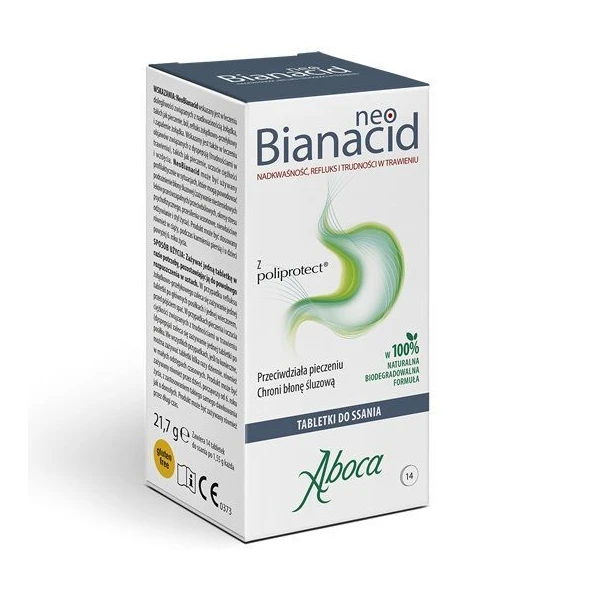 NeoBianacid, Nadkwaśność i refluks, 14 tabletek do ssania