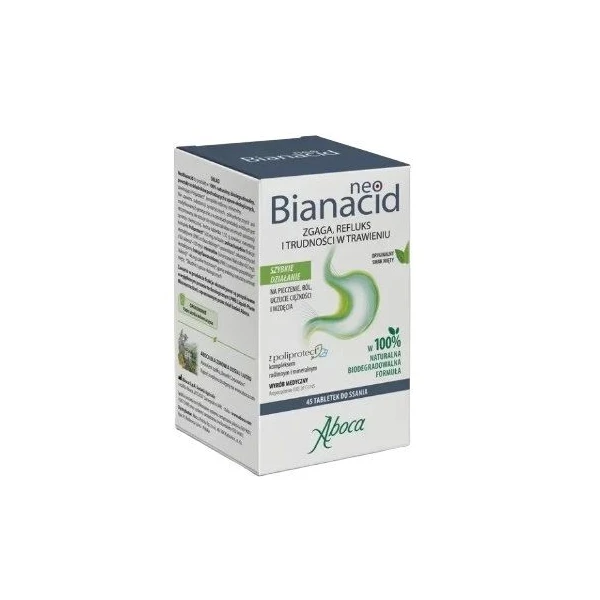 NeoBianacid, Nadkwaśność i refluks, 45 tabletek do ssania