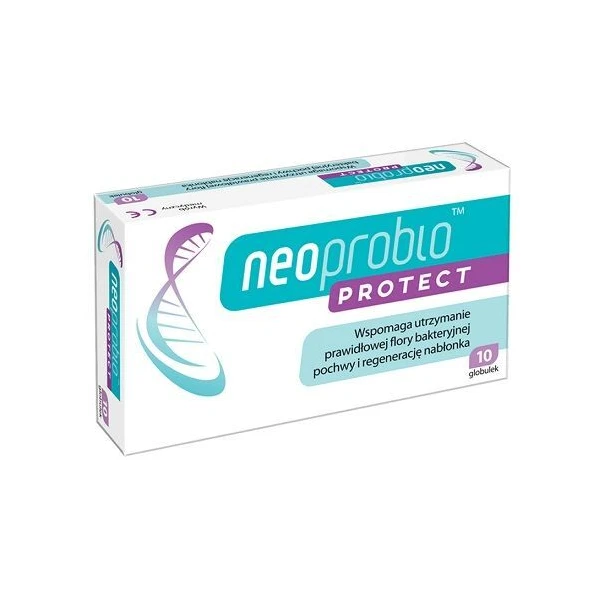 Neoprobio Protect, globulki dopochwowe, 10 sztuk