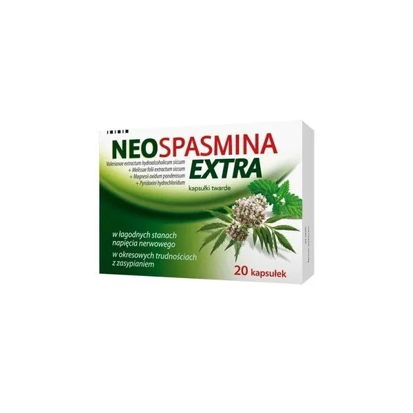 Neospasmina Extra (Extraspasmina), lek złożony, 20 kapsułek