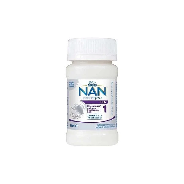 Nestle Nan Expert Pro HA 1, mleko początkowe, dla niemowląt od urodzenia, płyn, 90ml