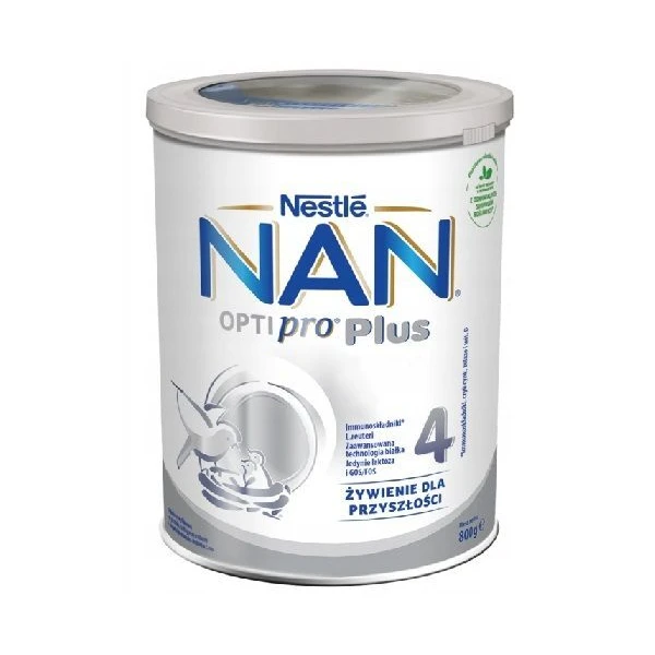 Nestle Nan Optipro Plus 4, formuła na bazie mleka, po 2 roku życia, 800g