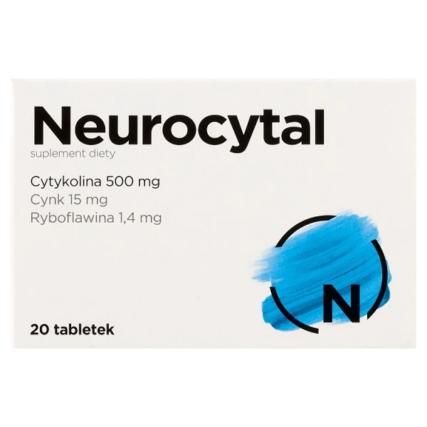 Neurocytal, 20 tabletek