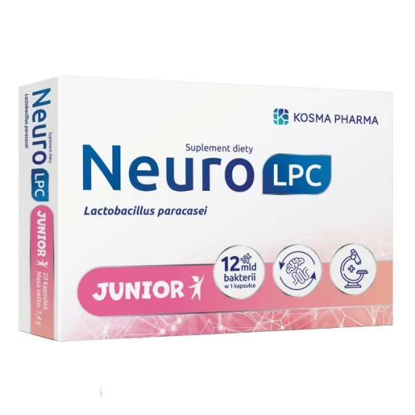 NeuroLPC Junior, 20 kapsułek