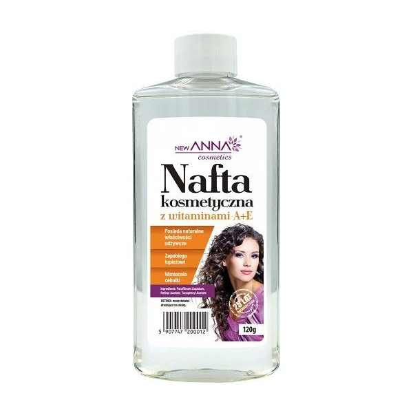 New Anna Cosmetics, nafta kosmetyczna z witaminami A+E, 120g
