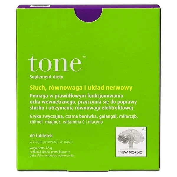 New Nordic, Tone, 60 tabletek