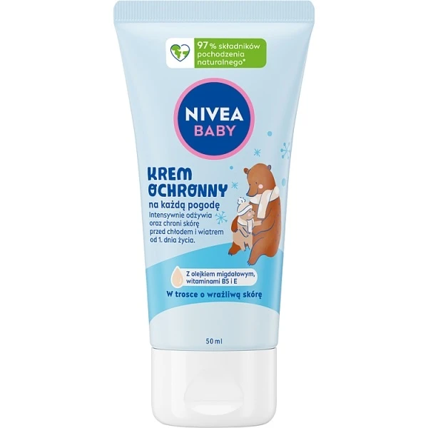 Nivea Baby, krem ochronny na każdą pogodę, od urodzenia, 50ml