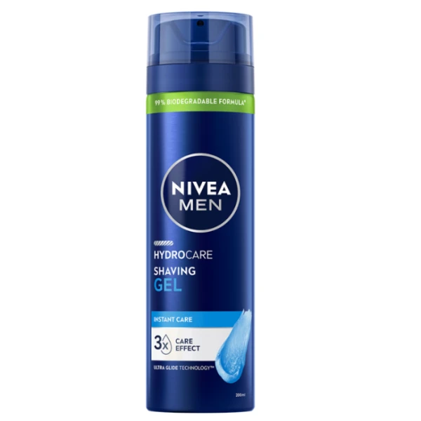 Nivea Men Hydrocare, żel do golenia, 200ml