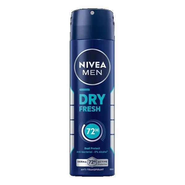 Nivea Men, Dry Fresh, antyperspirant sprayu, 150ml