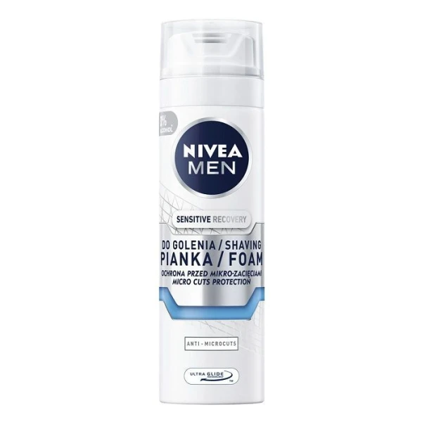Nivea Men Sensitive Recovery, regenerująca pianka do golenia, 200ml