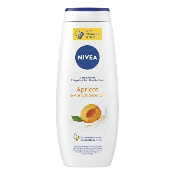 Nivea Women Apricot & Apricot Seed Oil, żel pod prysznic, zapach moreli, 500ml