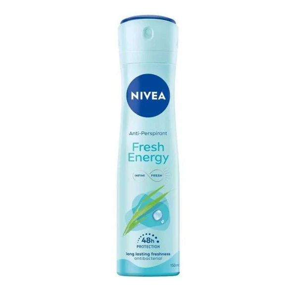 Nivea Women Fresh Energy, antyperspirant w sprayu dla kobiet, 150ml