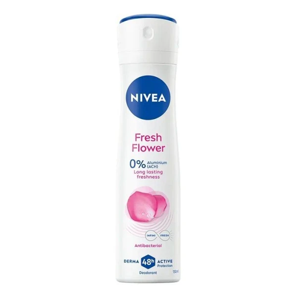 Nivea Women Fresh Flower, antyperspirant w sprayu dla kobiet, 150ml