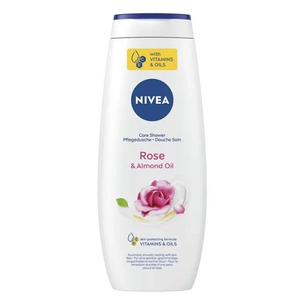 Nivea Women Rose & Almond Oil, żel pod prysznic, zapach róży, 500ml