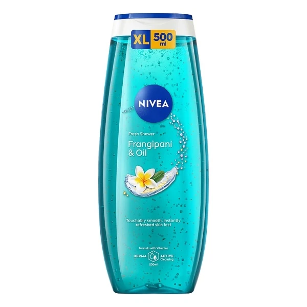 Nivea Frangipani & Oil, żel pod prysznic, hawajskie kwiaty, 500ml