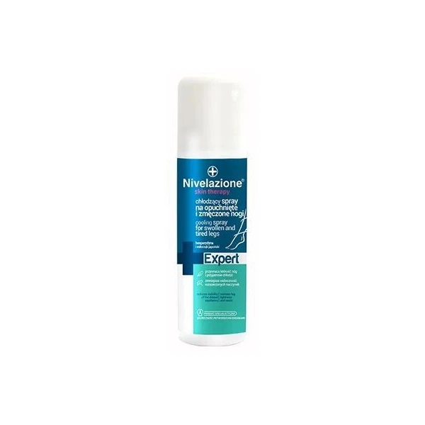 Nivelazione Skin Therapy Expert, chłodzący spray na opuchnięte i zmęczone nogi, 150ml