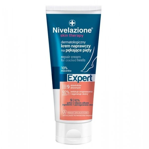 Nivelazione Skin Therapy Expert, dermatologiczny krem naprawczy na pękające pięty, 75ml