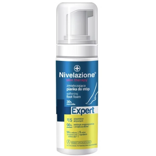 Nivelazione Skin Therapy Expert, zmiękczająca pianka do stóp z 30% mocznikiem, 150ml