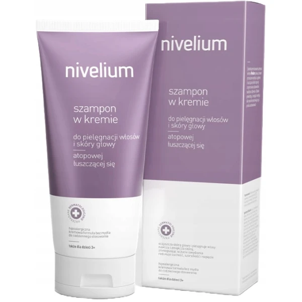 Nivelium, szampon w kremie, skóra atopowa i łuszcząca się, dla dorosłych i dzieci po 3 roku życia, 150ml