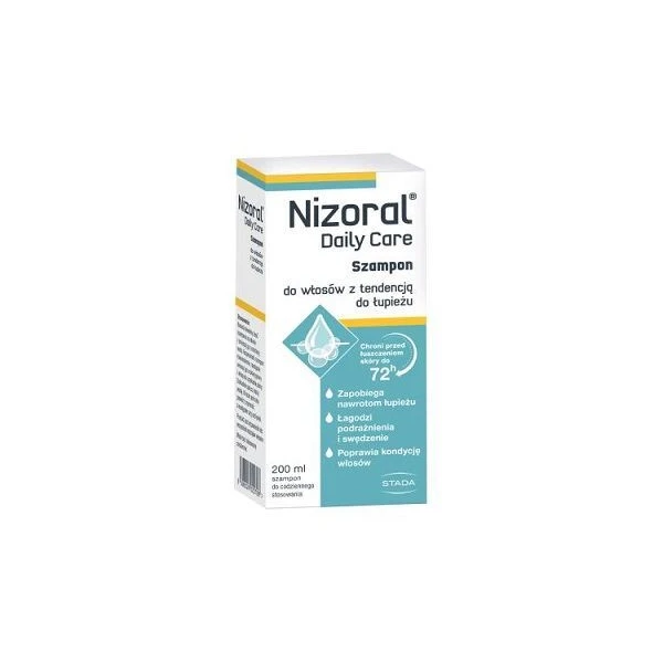Nizoral Daily Care, szampon do włosów, z tendencją do łupieżu, 200ml