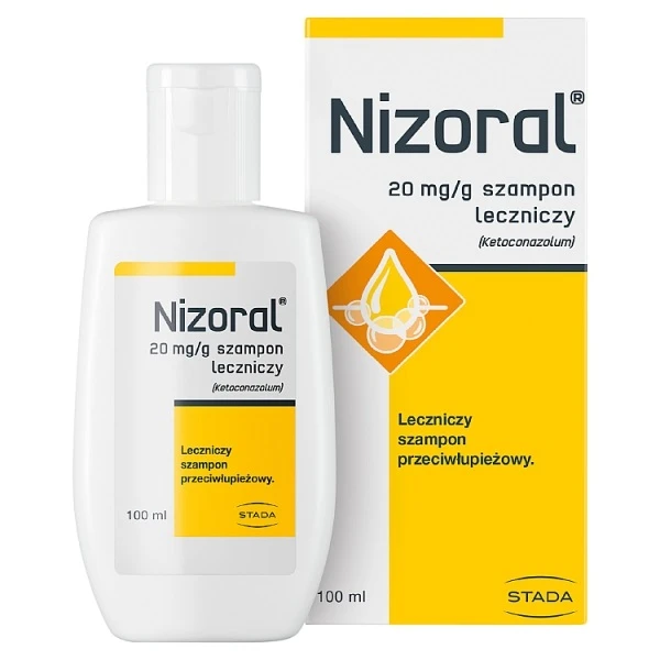 Nizoral 20mg/g, szampon przeciwłupieżowy, 100ml