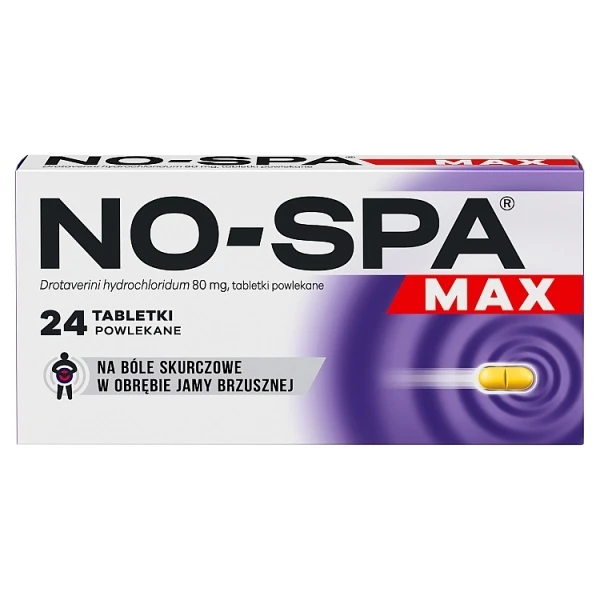 No-Spa MAX 80mg, 24 tabletki